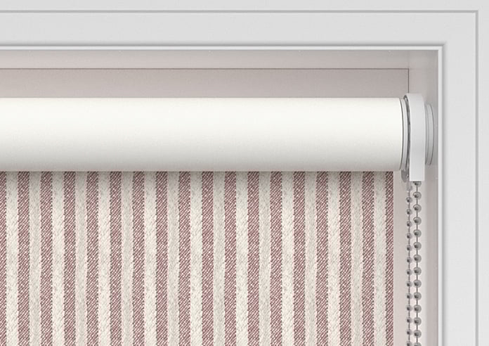 Emily Bond Oscar Stripe, Raspberry - Twist&Fit Roller Blind - Image 10